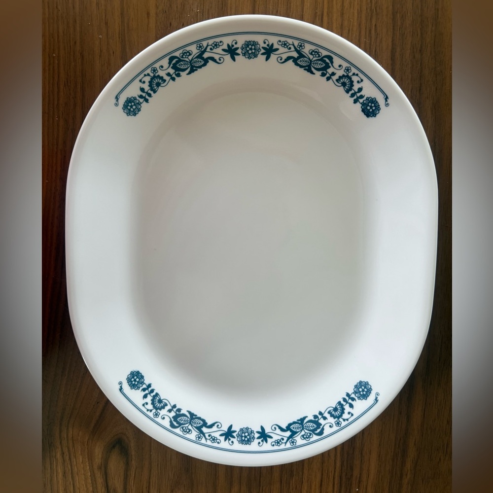Corelle Old Town Blue 12 in. Platter - Perfect Condition!